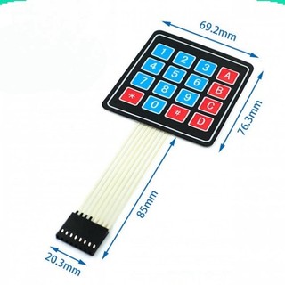 Bàn phím mềm ma trận số thứ tự DIY, điều khiển arduino, bộ đếm…