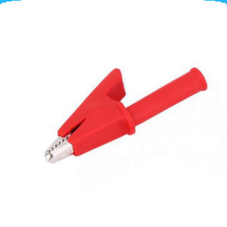 (1 cặp) Kẹp cá sấu 30A vỏ cao su đỏ+ đen