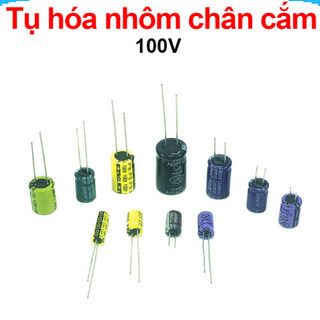 Tụ hoá, tụ điện nhôm chân cắm 100V