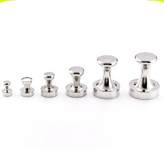 (1 Viên) Nam châm núm inox đính bảng, nam châm núm treo đồ ||