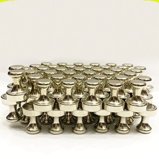 (1 Viên) Nam châm núm inox đính bảng, nam châm núm treo đồ ||