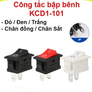   SIÊU SALE   10 Cái  Công tắc bập bênh KCD1 - 101 6A - 250V 15x21mm 