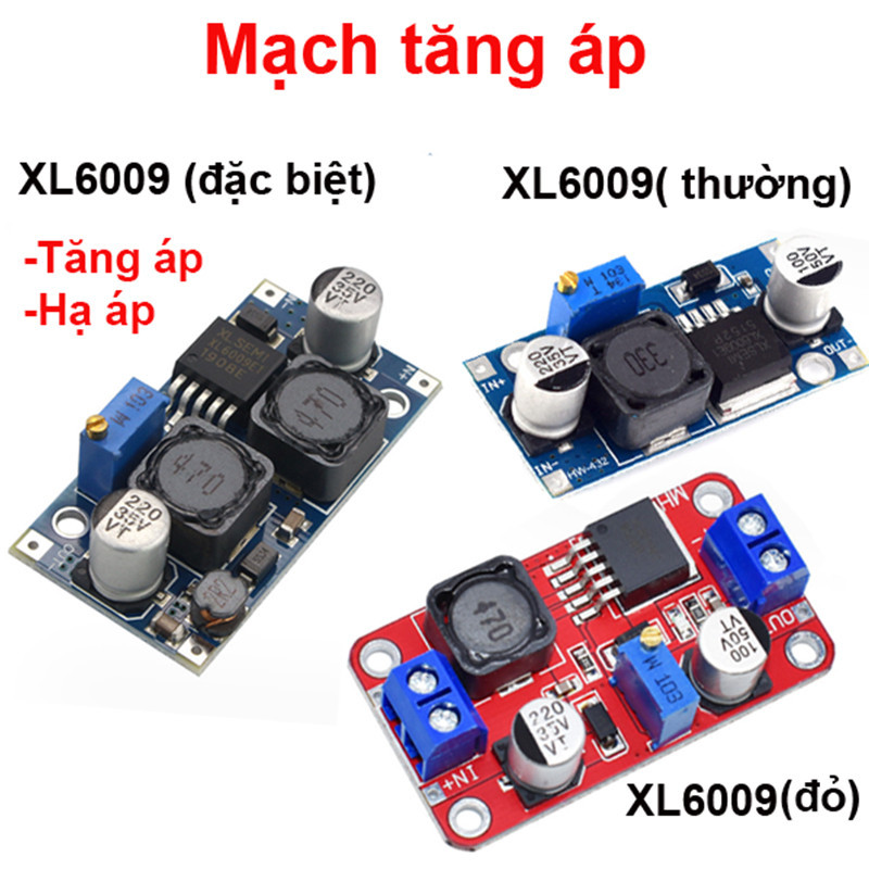 Mạch tăng áp, mạch nâng áp XL6009 4A ||