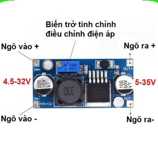 Mạch tăng áp, mạch nâng áp XL6009 4A ||