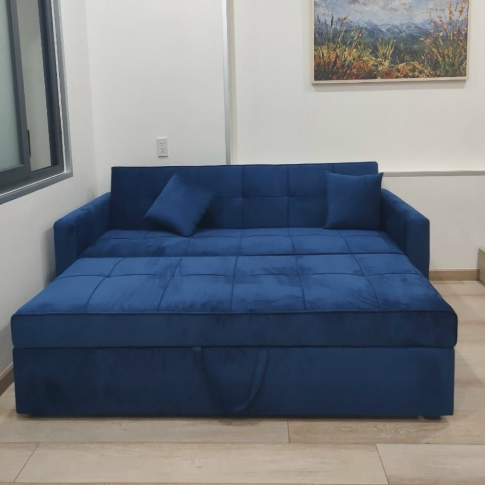 Sofa bed - sofa giường kéo thành giường nằm siêu tiện ích - sofa bed tiết kiệm thể tích cho gia đình - bh 1 năm | BigBuy360 - bigbuy360.vn