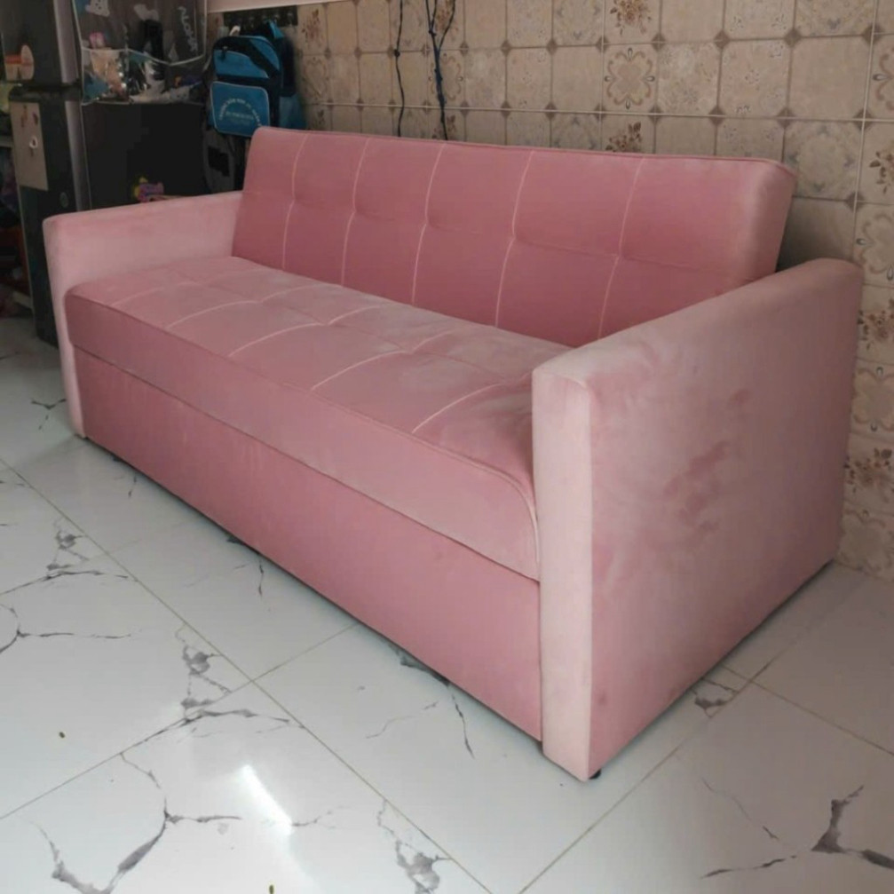 Sofa bed - sofa giường kéo thành giường nằm siêu tiện ích - sofa bed tiết kiệm thể tích cho gia đình - bh 1 năm | BigBuy360 - bigbuy360.vn