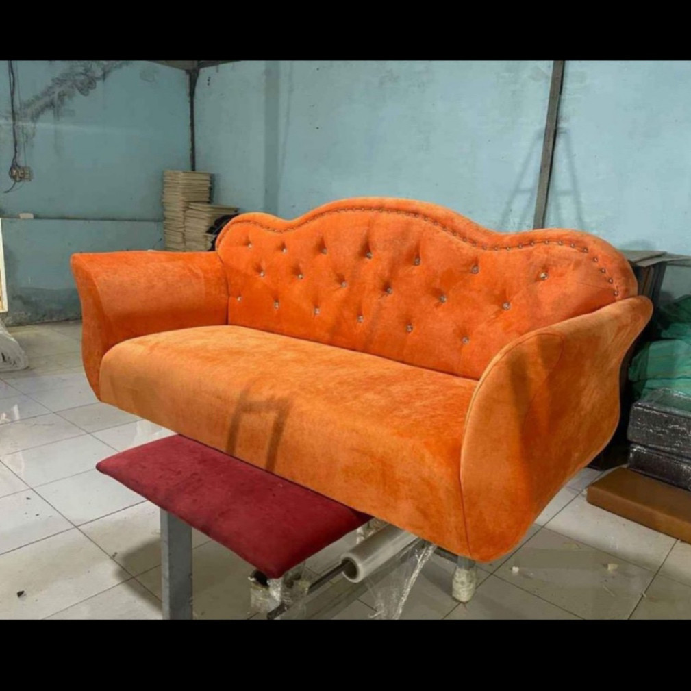 Ghế sofa dài 1m70, sofa cổ điển bọc vải nhung nhiều màu - sofa bảo hành 12 tháng | BigBuy360 - bigbuy360.vn