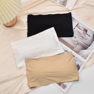 Áo lót nữ không dây su trơn quây ngang sexy đệm mút mỏng dáng ôm thoáng mát A21