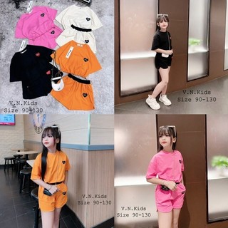 Bộ thể thao croptop ❤️ nyc cho bé 15kg-30kg