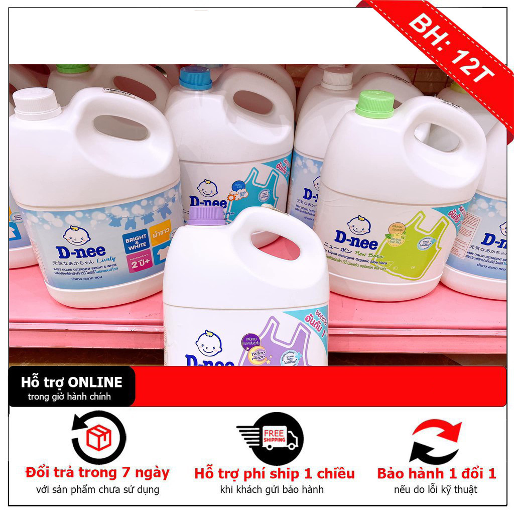 [ CHÍNH HÃNG ĐẠI THỊNH ] Nước Giặt/Xả quần áo trẻ em Dnee 3000ml