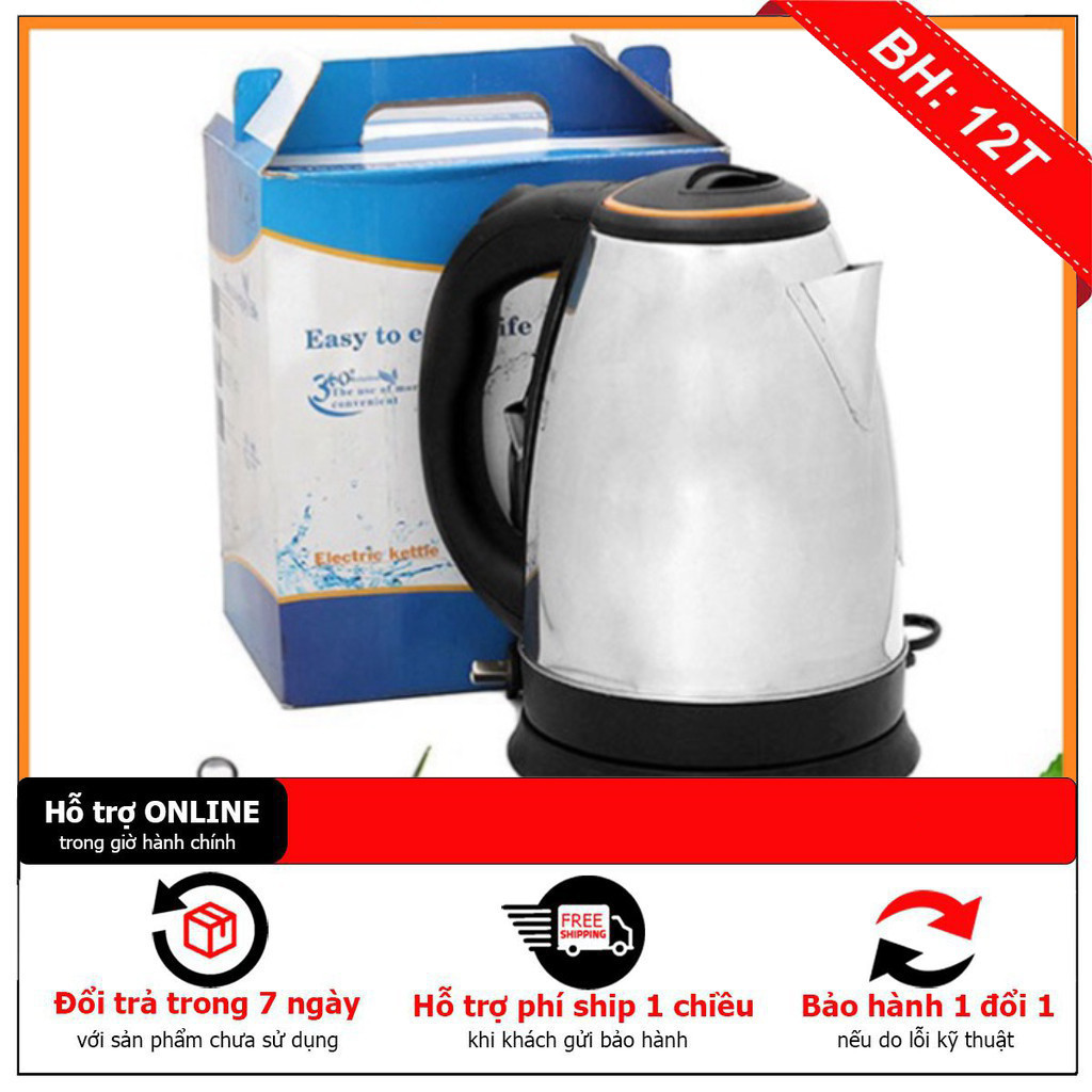 Ấm siêu tốc 1.8L- bình đun nước nóng