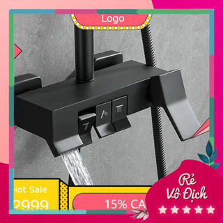 Bộ sen cây tắm, sen tắm đứng nóng lạnh nút nhấn dạng phím đàn