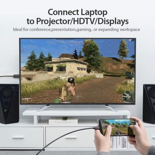 Cáp Chuyển Type-C to HDMI VENTION CGU 4K (HDMI 1.4, 4K@30Hz, Thunderbolt3)