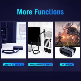 Cáp HDMI 2.0 VENTION VAA-B02 (Flat Cable, 4K@60Hz, 3D, 18Gbps)