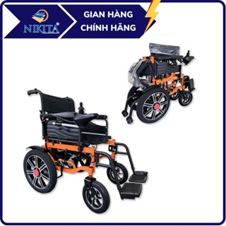 Xe Lăn Điện Cho Người Khuyết Tật Gấp Gọn, Điều Khiển Dễ Dàng, Pin Sạc Nhanh, Chính Hãng NIKITA XLD-1650