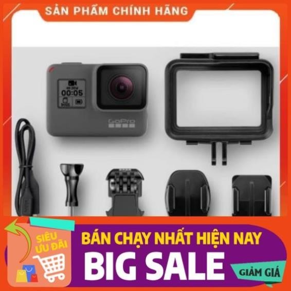 [SALE OFF] Camera hành động Gopro Hero 6 Black- Bảo hành chính hãng 12 tháng- Nguyên seal fullbox