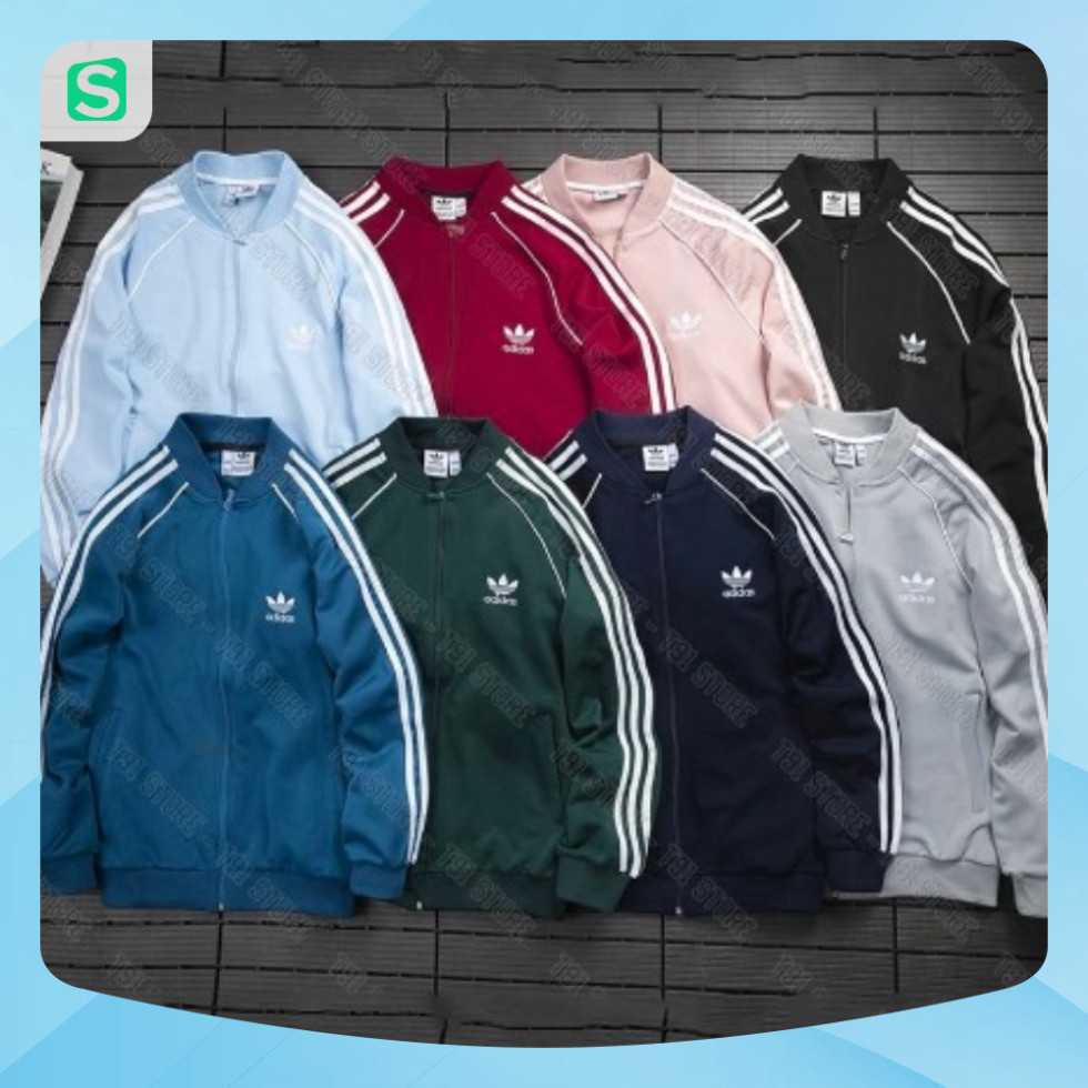 Xả áo khoác bomber thể thao nam nữ gym adidas 3 sọc bigsize - Sam store - Coca Shop