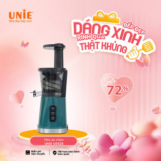 Máy ép chậm mini UNIE UE-525,Công suất 200W,vòng xoay đảo chiều thông minh