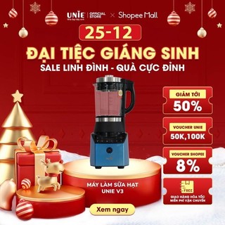 Máy làm sữa hạt đa năng UNIE V3, công suất 1800W, dung tích 1.75L