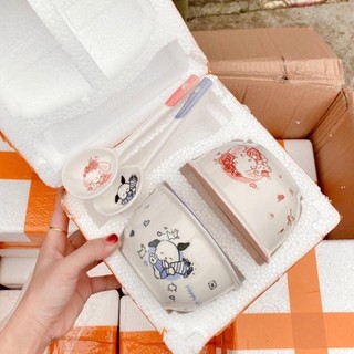 SET 2 BÁT KÈM 2 THÌA BÒ SỮA