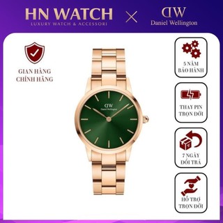 Đồng hồ Nam Nữ Daniel Wellington Iconic Link Rosegold Green - HN Watch