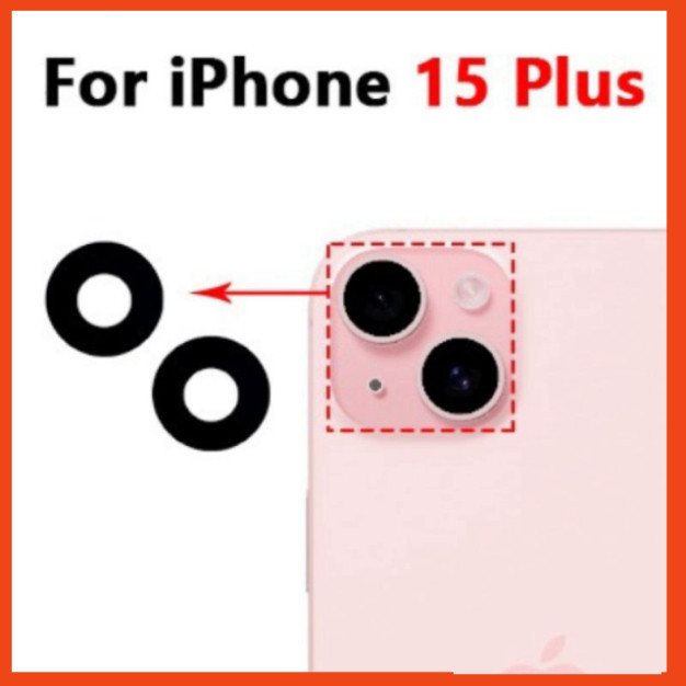 Kính Camera Iphone 15 Plus , Ip15 Plus , Ip 15 Plus ( Có Keo Dán )