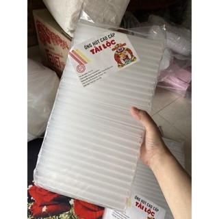 Sỉ 1 gói 500g ống hút trà sữa zin trong -đen cao cấp phi 6 /8 /12 hút cà phê sinh tố trà sữa