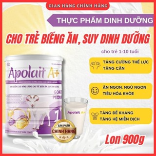 SỮA DÊ TĂNG CÂN TỐT CHO BÉ - AN TOÀN ,cải thiện biếng ăn,Sữa Apolait Goat Pedia 900g cho bé dưới 11 tuổi hỗ trợ tiêu hoá