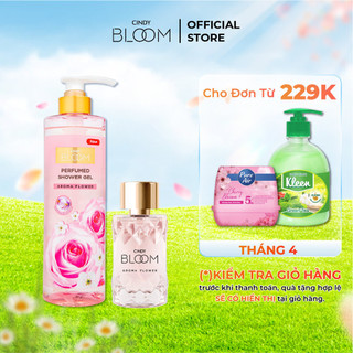 Combo Sữa tắm nước hoa 640g + Nước hoa Cindy Bloom Aroma Flower 30ml hương ngọt ngào