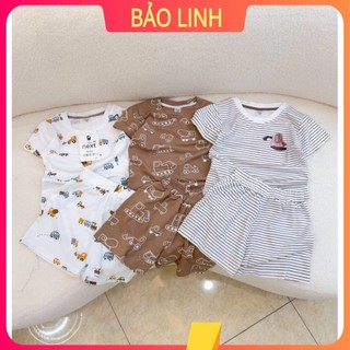 COMBO SÉT 3 BỘ TRẺ EM OTO CHO BÉ TRAI, bé gái COTTON 4c mặc siêu mềm, mỏng, mịn, nhẹ và thoáng mát 2024 cho bé 9-25kg