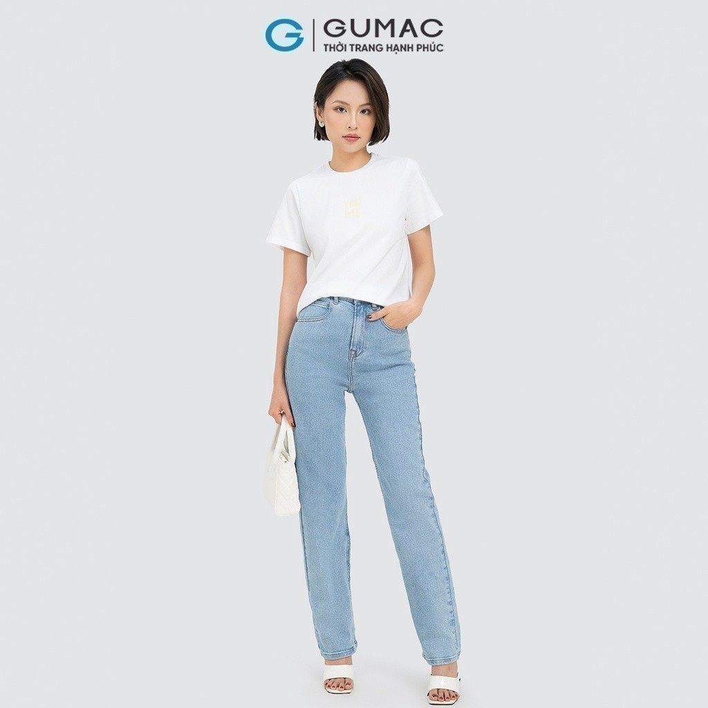 Quần jeans ống đứng GUMAC QJD04051