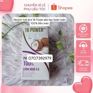 Nhuộm trái dừa 16 Power phủ bạc [Wego_Cosmectics]