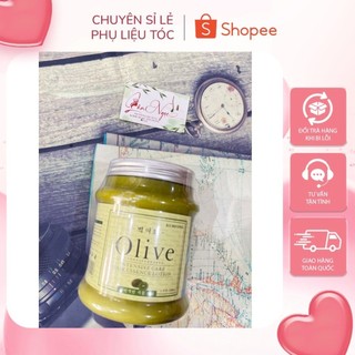 Hấp dầu kem ủ tóc OLIVE nắp thiết 1000ml [Wego_Cosmetics]