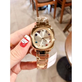   Chính Hãng 100% Đồng Hồ Nữ Marc Jacob MJ3549  3549 ,Máy Quartz  Pin  Kính Khoáng Mặt Siz 34 Thép Không Gỉ Fullbox 