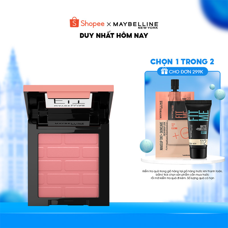 Phấn má hồng mịn lì chuẩn màu Maybelline Fit Me Blush 4.5g