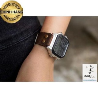 DÂY CASIO AE1200 PHI CÔNG (PILOT) DA SÁP NGỰA ĐIÊN CỰC CHẤT – R.A.M PILOT SÁP NGỰA – R.A.M LEATHER .