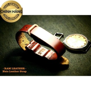 Dây đồng hồ Nato da bò - Nato Leather Strap - Full size - R A M N1 .