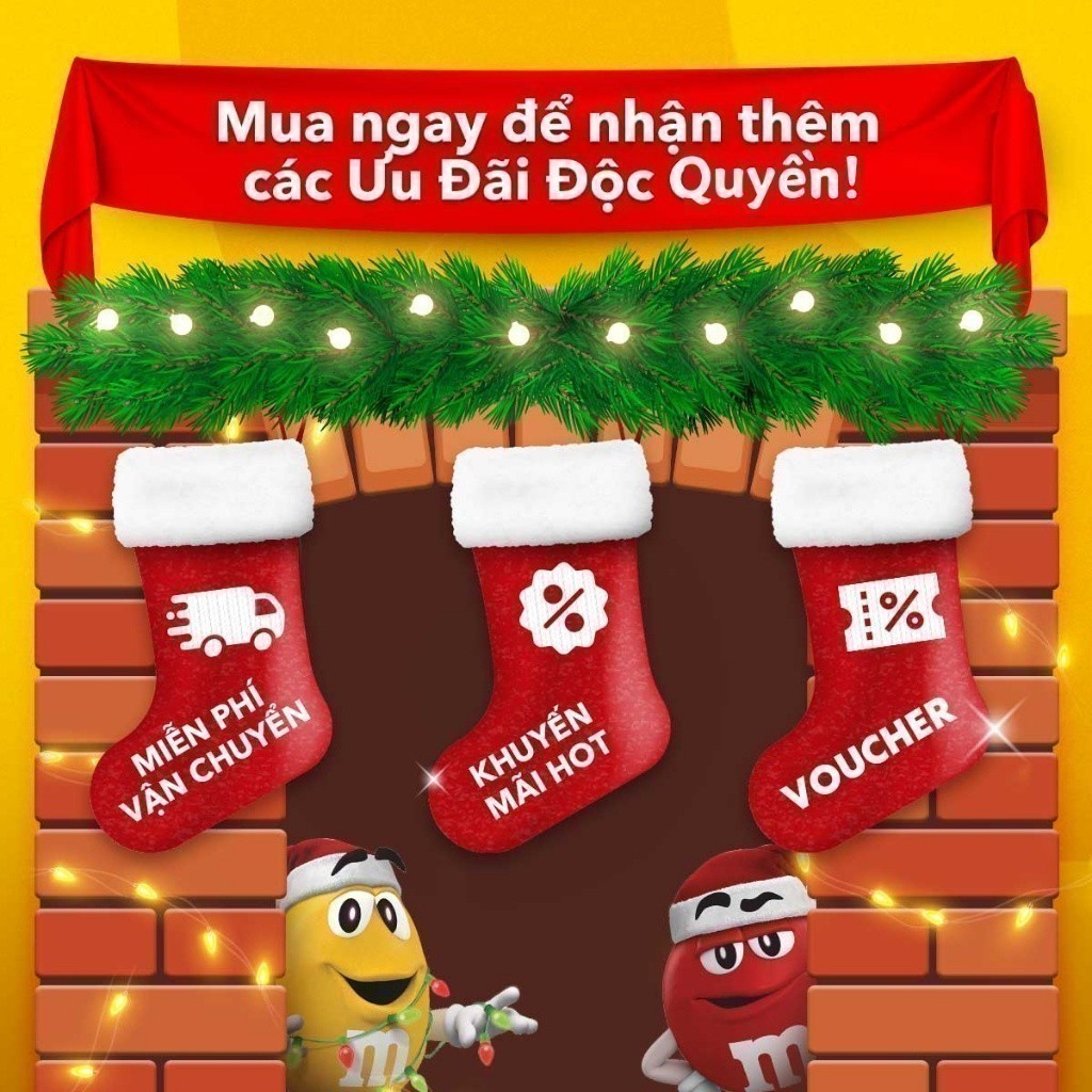 Combo Kẹo Sô Cô La Snicker 240g, M&M Sữa 180g, M&M Đậu Phộng 180g