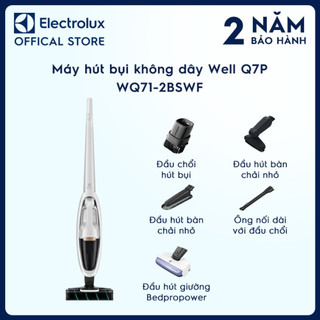 Chỉ giao miền Bắc - Máy hút bụi không dây Electrolux Well Q7P 21.6V-WQ71-2BSWF-Loại bỏ đến 99.99% bụi