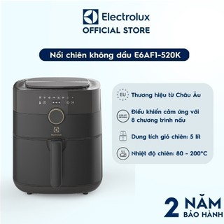  Nồi chiên không dầu Electrolux E6AF1-520K - Dung tích giỏ chiên 5 lít - 8 chương trình nấu