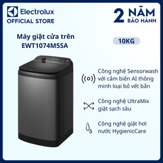 Chỉ giao miền Nam - Miễn phí giao lắp - Máy giặt cửa trên Electrolux 10kg UltimateCare 500 EWT1074M5SA