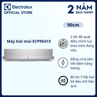 Máy hút mùi Electrolux dạng kéo UltimateTaste 300 90cm - ECP9541X - Bộ lọc 5 lớp
