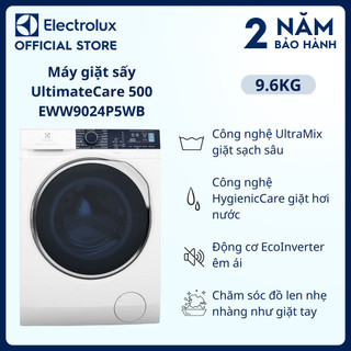Máy giặt sấy Electrolux 9/6kg UltimateCare 500-EWW9024P5WB-Diệt khuẩn tối ưu bằng hơi