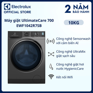 Miễn phí giao lắp toàn quốc - Máy giặt cửa trước Electrolux 10kg UltimateCare 700 - EWF1042R7SB