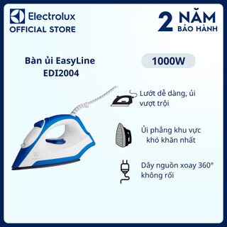 Bàn ủi Electrolux EasyLine EDI2004 - Mặt đế chống dính, là ủi dễ dàng và mượt mà