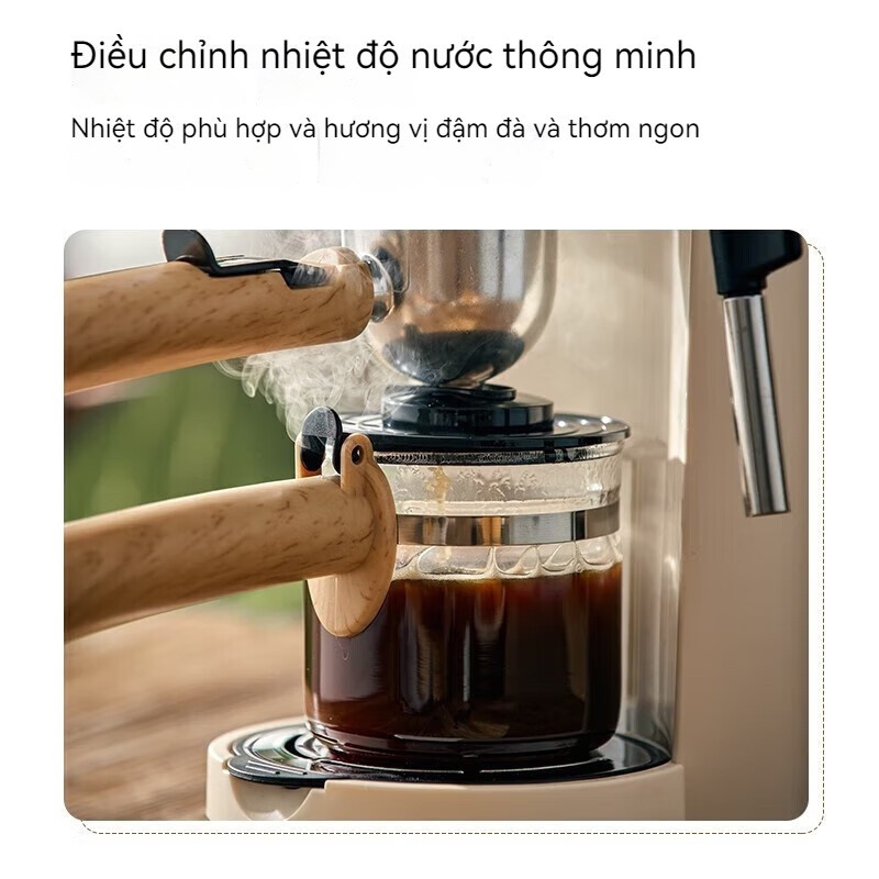 Máy Pha Cà Phê Ý Bán Tự Động Hoàn Toàn Tại Nhà Bear/ Máy Pha Cà Phê Sữa Nhỏ/5BarBơm Loại Chiết Áp Suất Cao Latte Dừa Thô