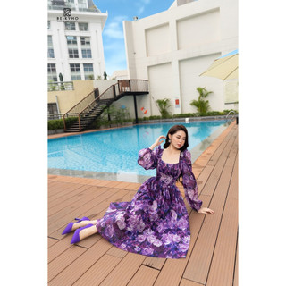 2304D09 - Đầm tím công chúa BE-KYHO