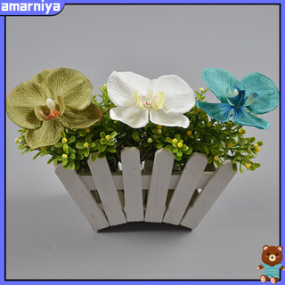 (Shop Amart) Bộ 6 Hoa Lan Giả Dùng Để Trang Trí