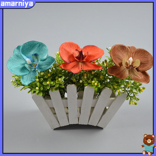 (Shop Amart) Bộ 6 Hoa Lan Giả Dùng Để Trang Trí