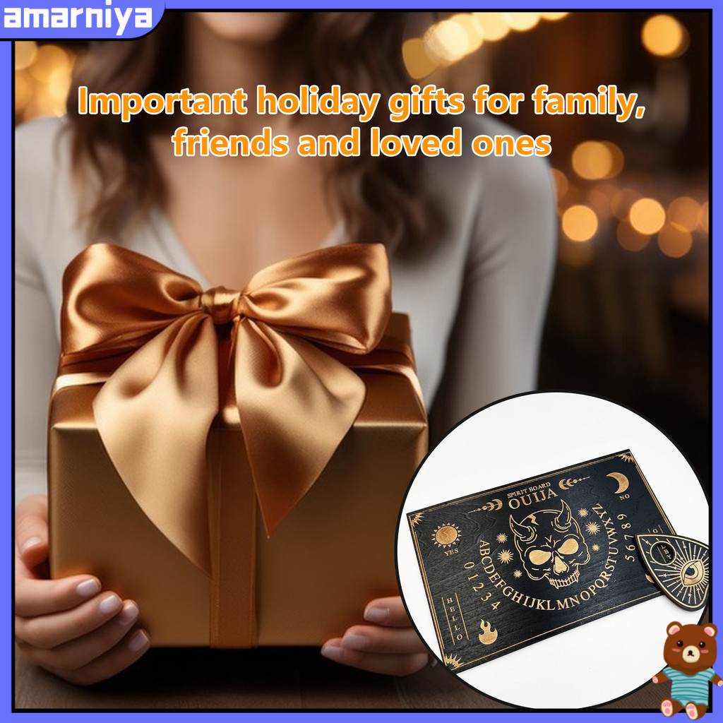 Bộ Bảng Gỗ ouija hanoim1 Có Thể Di Chuyển Được Trang Trí Lễ Hội halloween